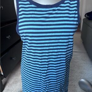 Mens H&M Blue Tank Top Summer Sz S Smalll